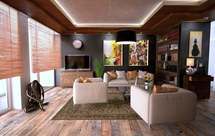 Bright, sunny exterior of a modern luxury home, representing a high-value real estate asset for an investor.