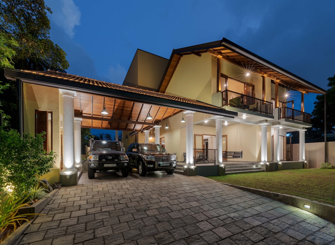 Exterior view of a high-end luxury residence.